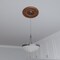 Ekena Millwork Berkshire PVC Ceiling Medallion (Fits Canopies up to 7"), Bright Coat Copper, 16"OD x 3 1/2"ID x 1"P CMP16BEBCO - alternate 10